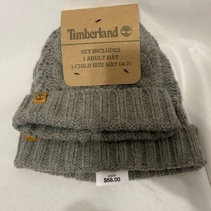 Timberland hat set Adult/Child